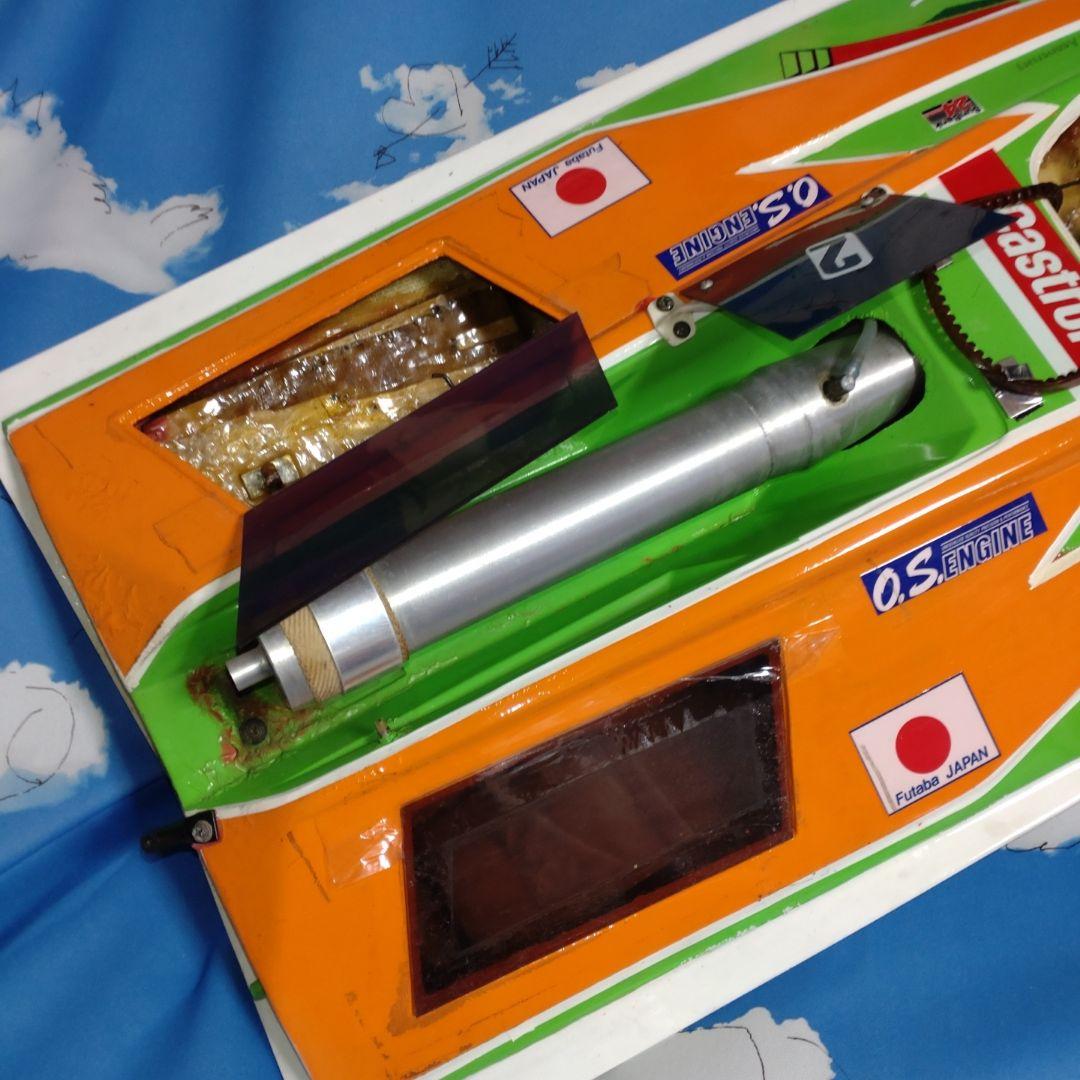 ♥ 30年以前ABCホビーレーシングRCボート ドルフィン46 V型艇