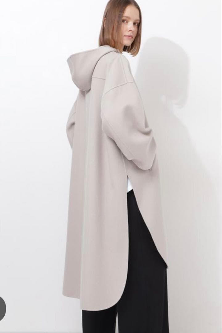 い*ご様 最終値下げ美品LE PHIL ルフィル　ウールビーバー　フーデッドコー