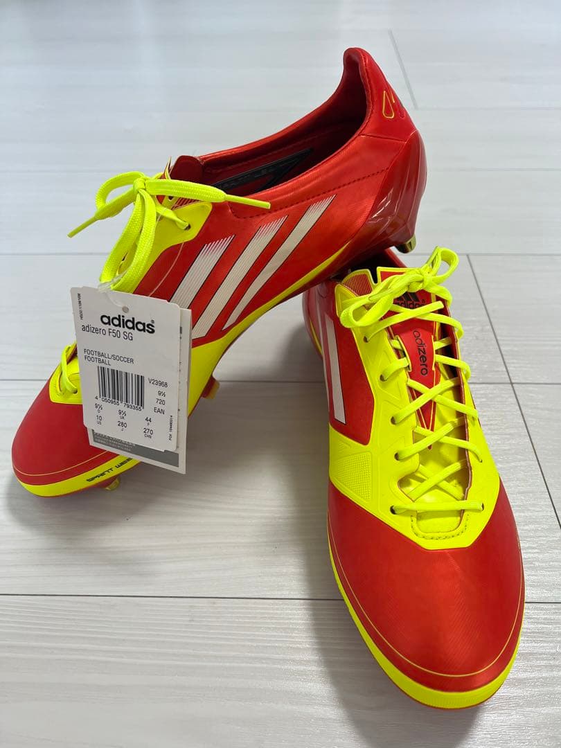 超希少 adizero f50 sg タグ付き 27.0