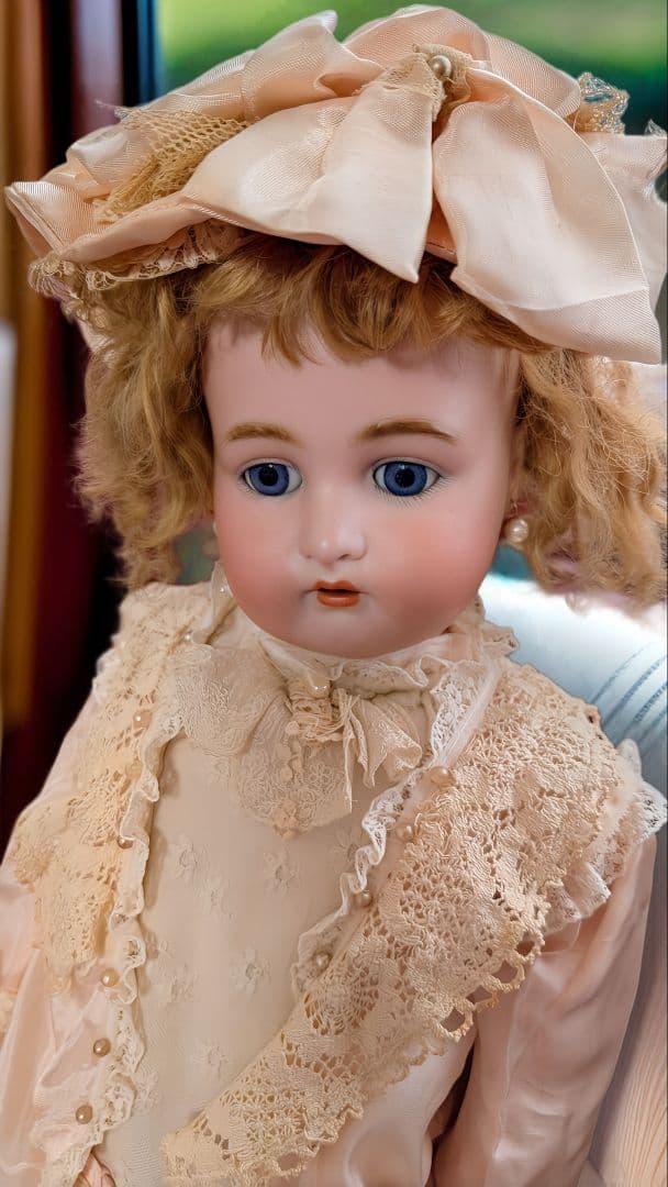 アンティーク ビスクドール S&H K*R 大きな子*** - メルカリ