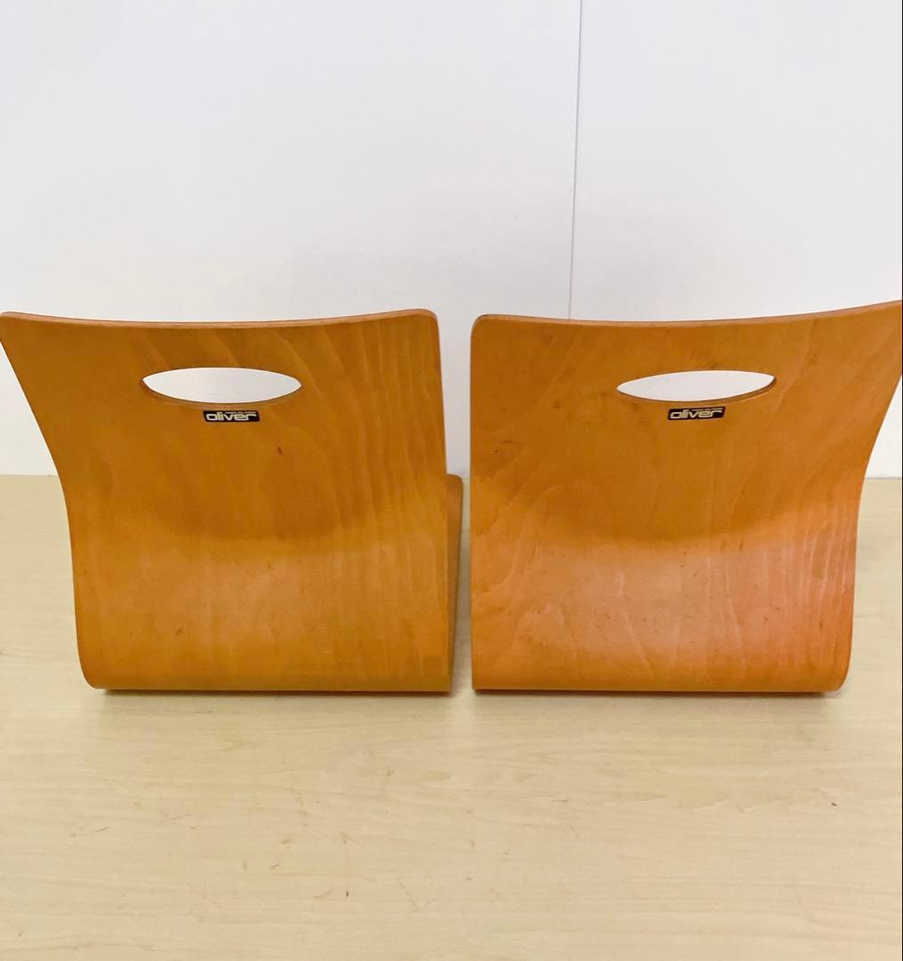 oliver オリバー　曲げ木　木製　座椅子　8脚セット　座敷椅子　チェア