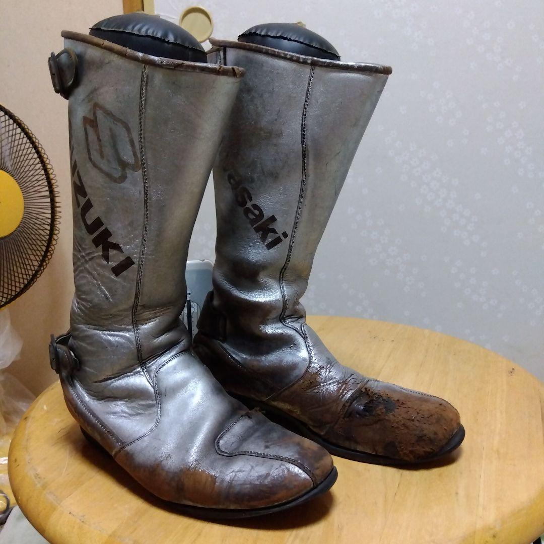 ゼットファーザー 製 特攻 ブーツ銀 当時物 旧車會 暴走族 一般人 等