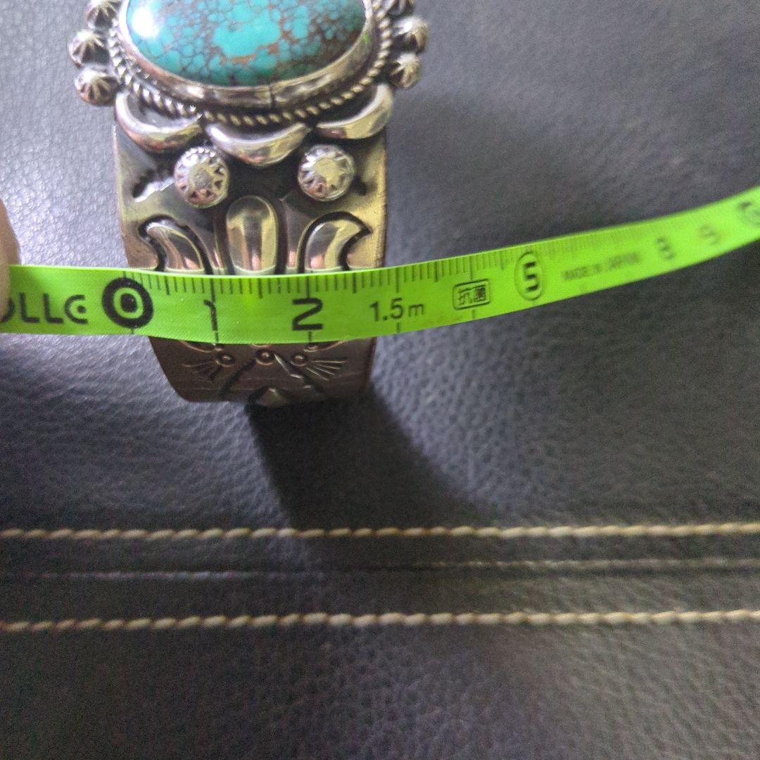 かねたん様専用 ナバホ族 Lorenzo James作 ターコイズバングル - メルカリ