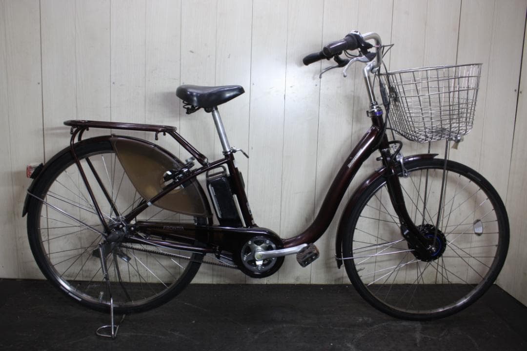 最上位！ブリヂストン フロンティアロイヤル F6R36 9.6AH 26型茶色