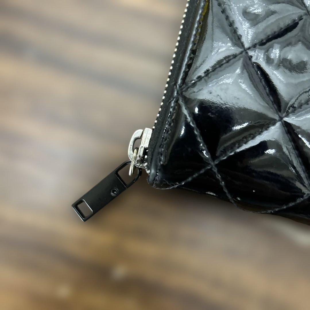 訳あり　特価　CHANEL マトラッセ　キルティング 長財布 ブラック