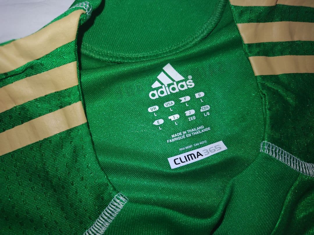 アディダス サンテティエンヌ09/10ホーム長袖シャツ Lサイズ未使用品