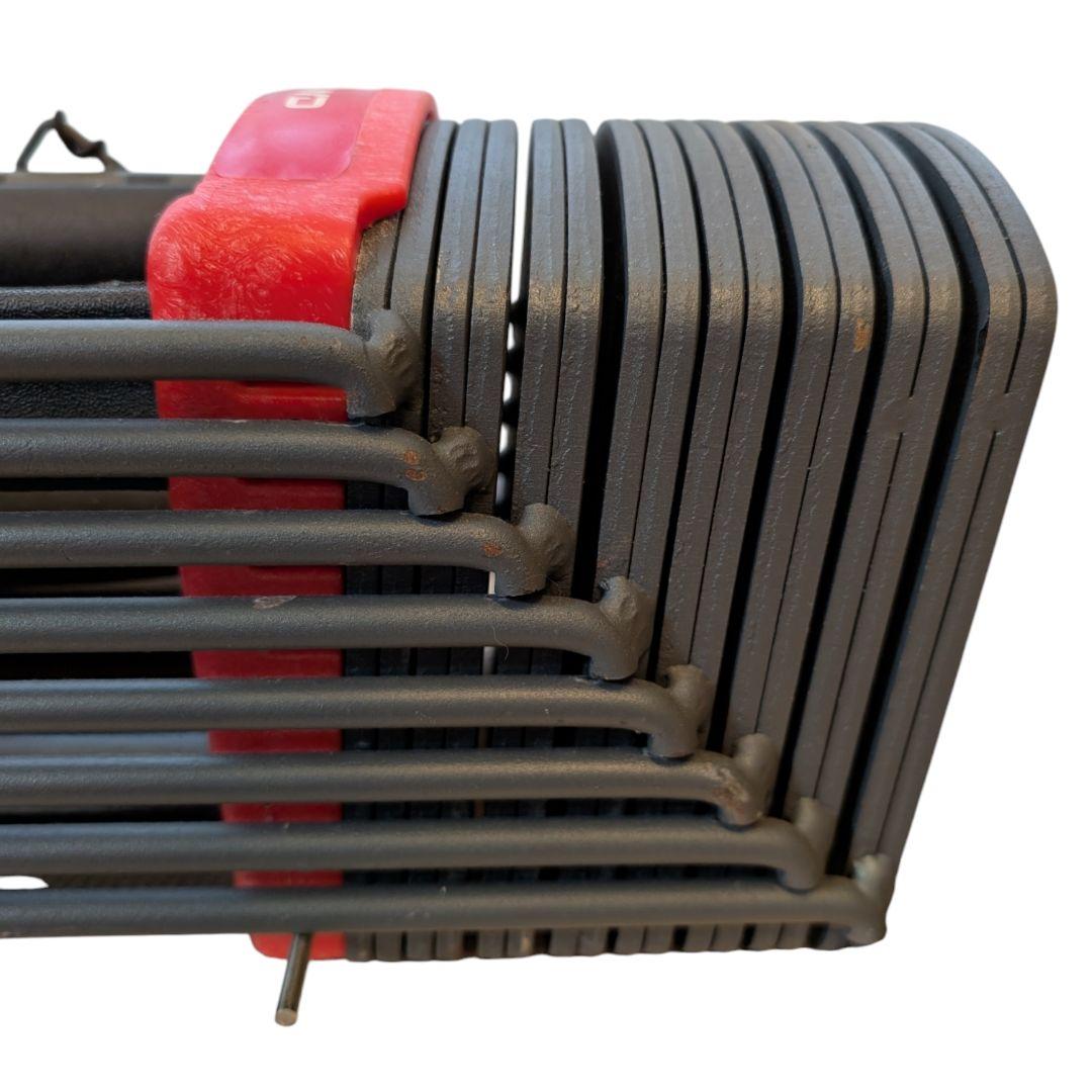 ①可変式ダンベル 4WD ブロックダンベル 約2.3kg〜41kg 同時購入品