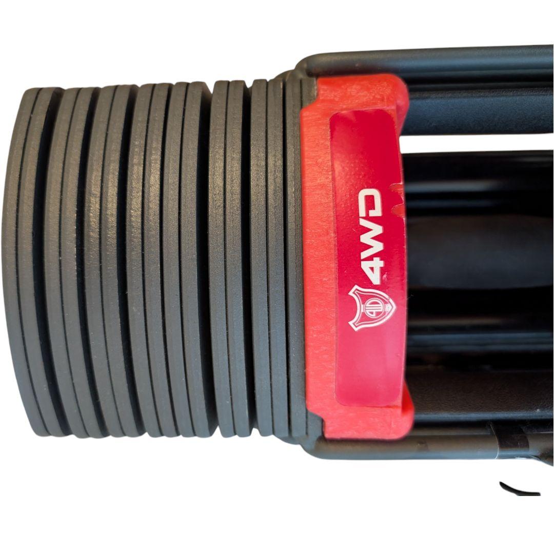 ①可変式ダンベル 4WD ブロックダンベル 約2.3kg〜41kg 同時購入品