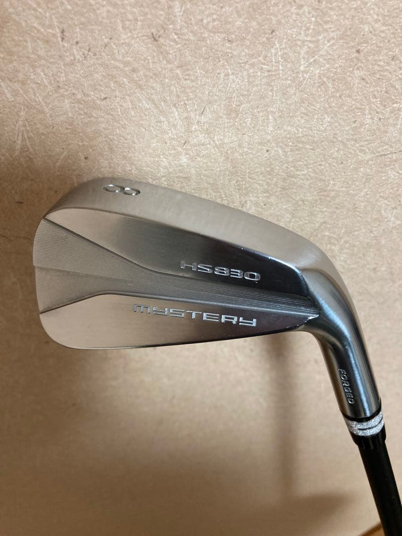 ミステリー HS830FORGED 中空アイアン４本＃８～44度