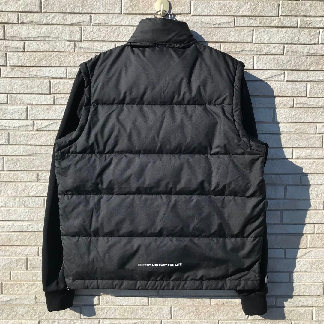 SY32　ダウンジャケット　M　ブラック　2WAY　12533