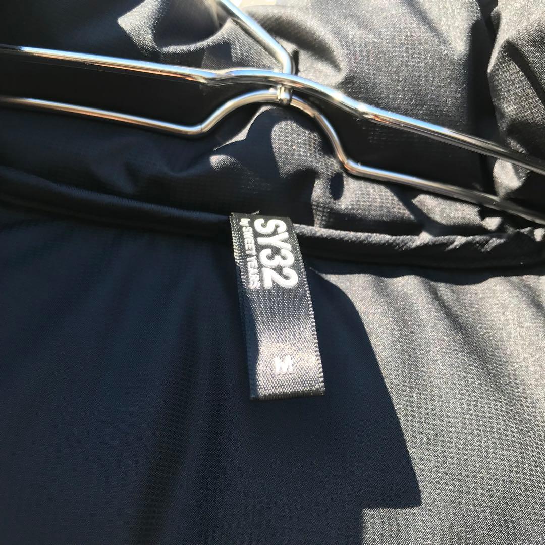 SY32　ダウンジャケット　M　ブラック　2WAY　12533