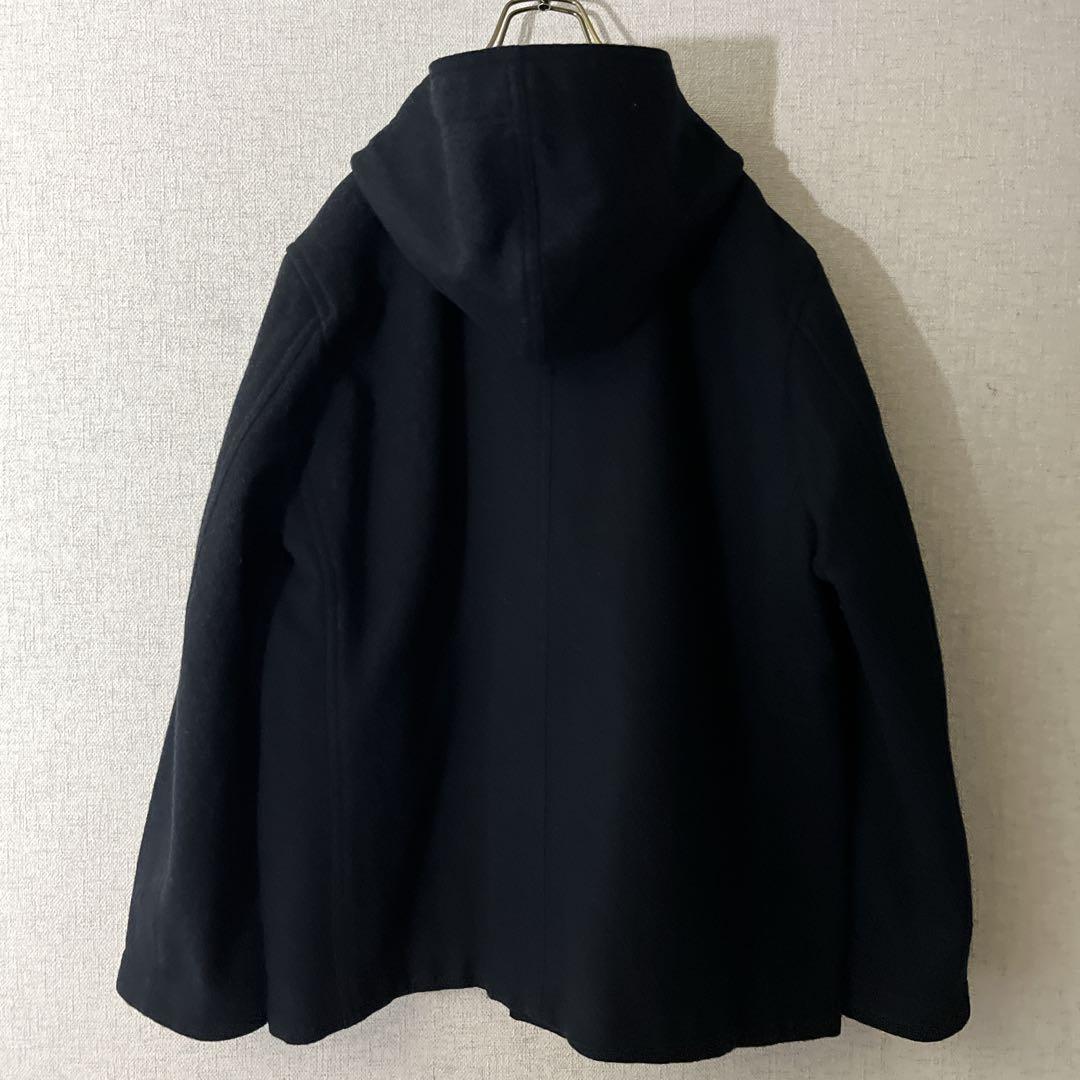 MHL. マーガレットハウエル フーデットコート ウールジャケット ネイビー