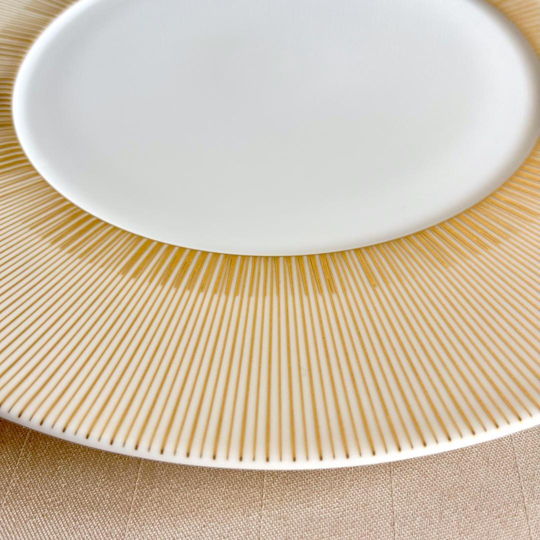 ★新品未使用★フランス製BERNARDAUD　ゴールドプレート　大皿　ディナー皿