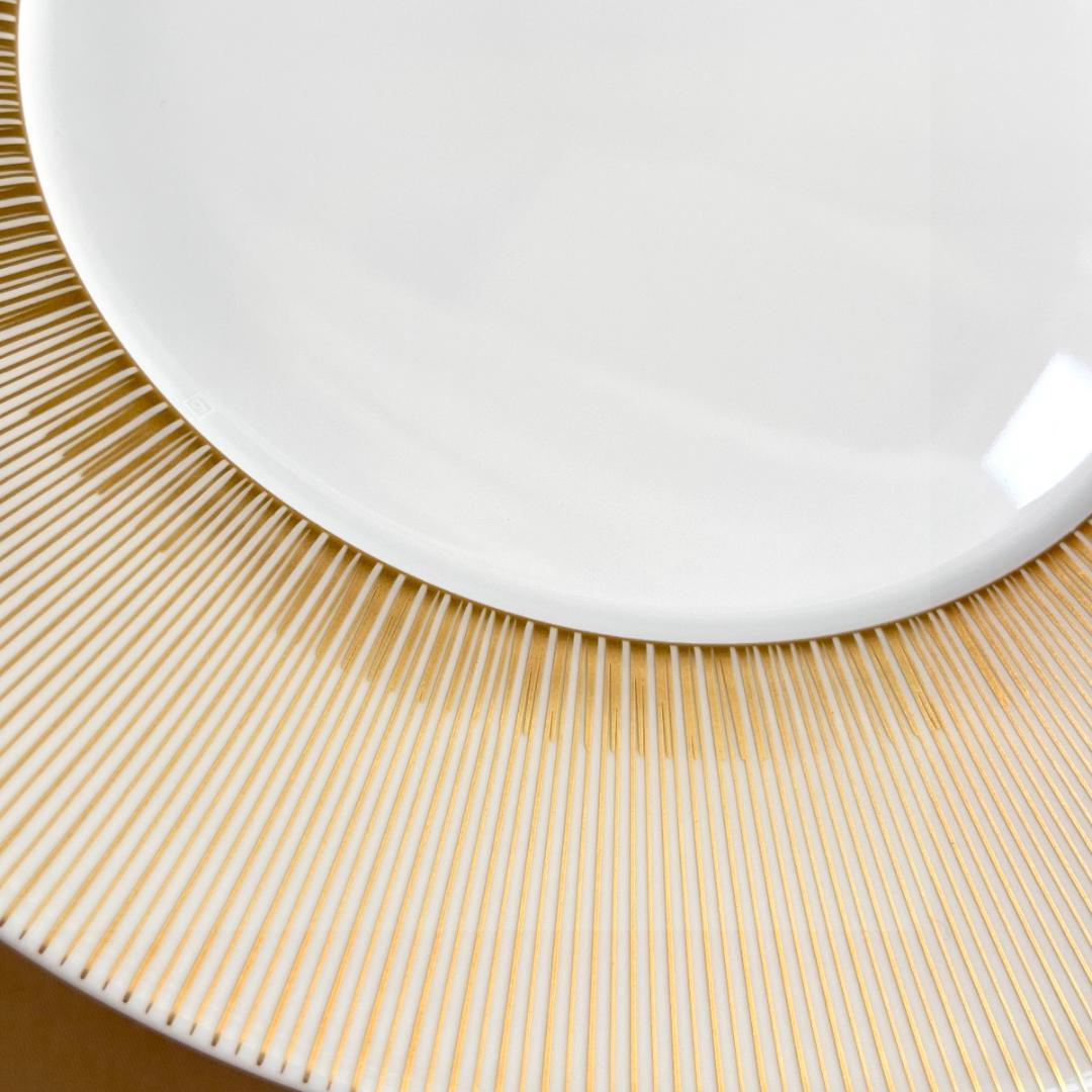 ★新品未使用★フランス製BERNARDAUD　ゴールドプレート　大皿　ディナー皿