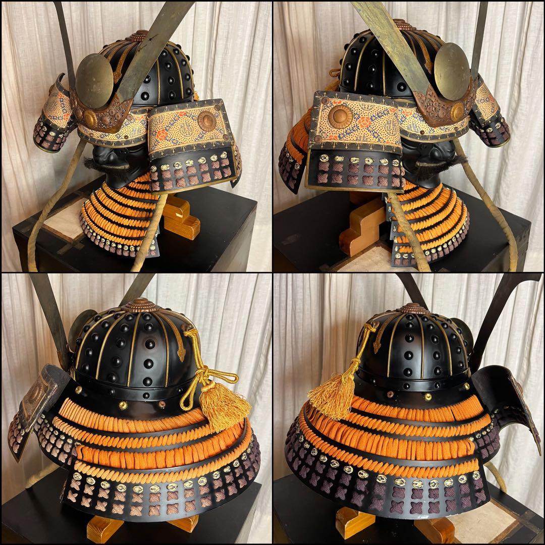 【BLACK】美品！丸武産業製　日本 甲冑 鎧 一式『清掃除菌 済』