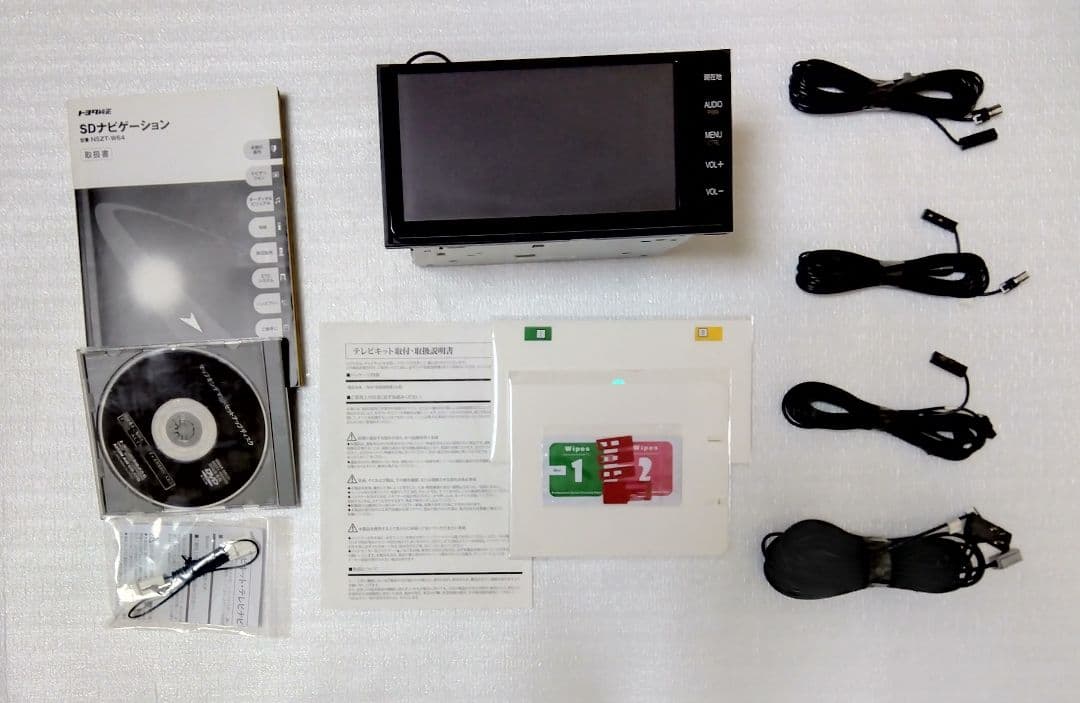 2019年地図更新 トヨタ純正 SDナビ　NSZT-W64　高精細液晶　アンテナ
