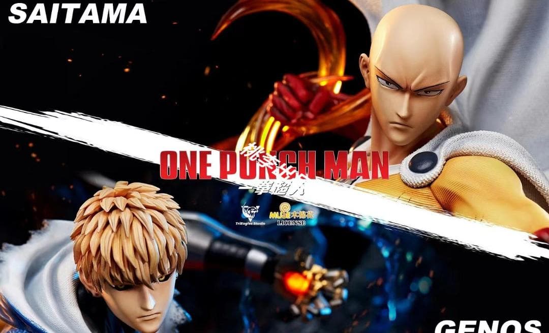 新品未開封『ワンパンマン』サイタマ＆ジェノス ガレージキット