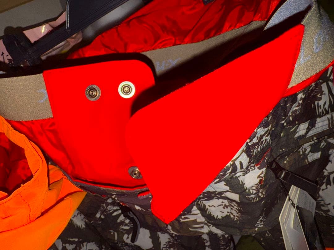 新品 スノーボード ウエア 上下 セット x-nix 蛍光 オレンジ