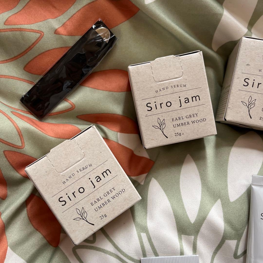 Siro jam ハンドセラム 25g 3個 25g 4本セット スパチュラ付