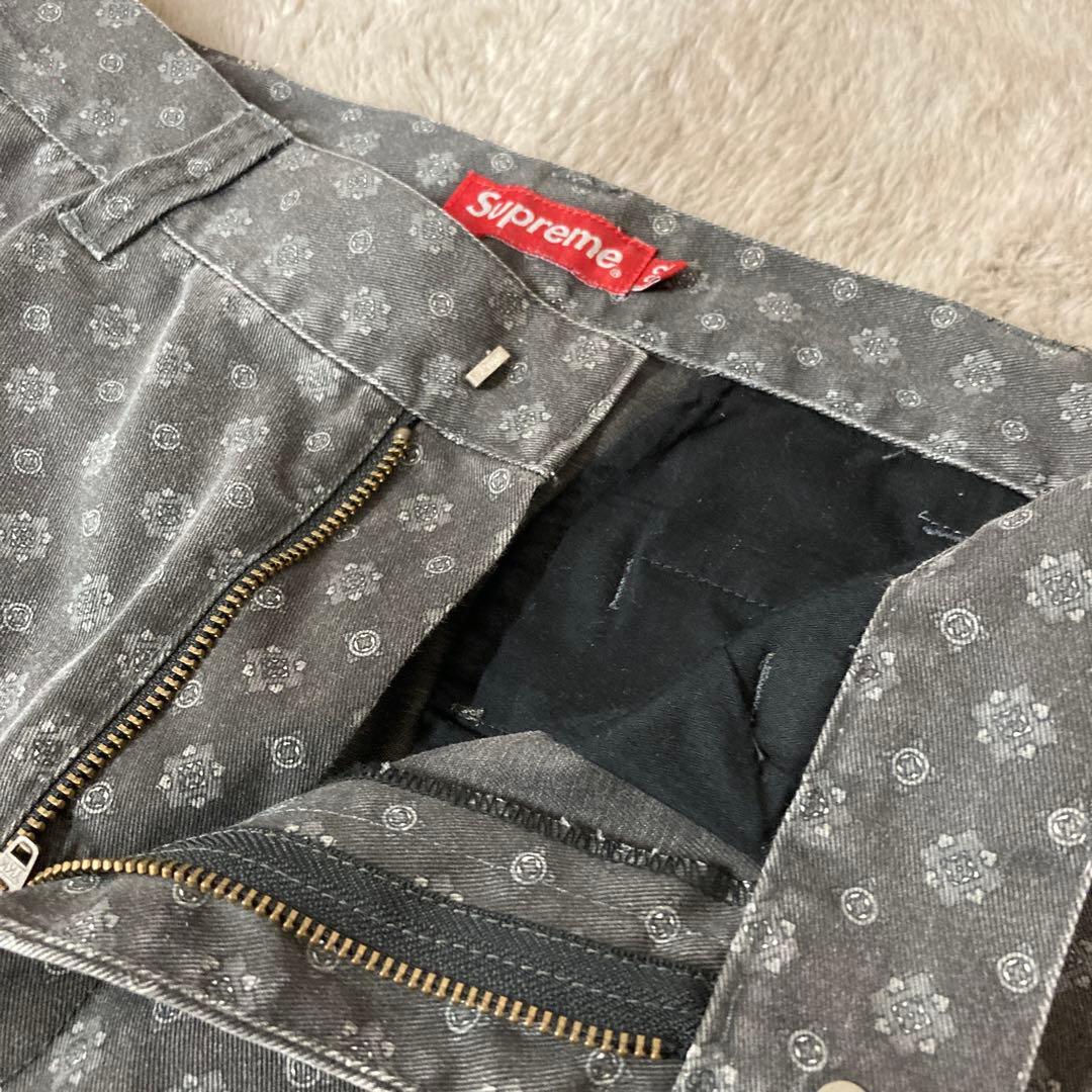 Supreme シュプリーム　総柄パンツ　ワークパンツ　 Work Pant