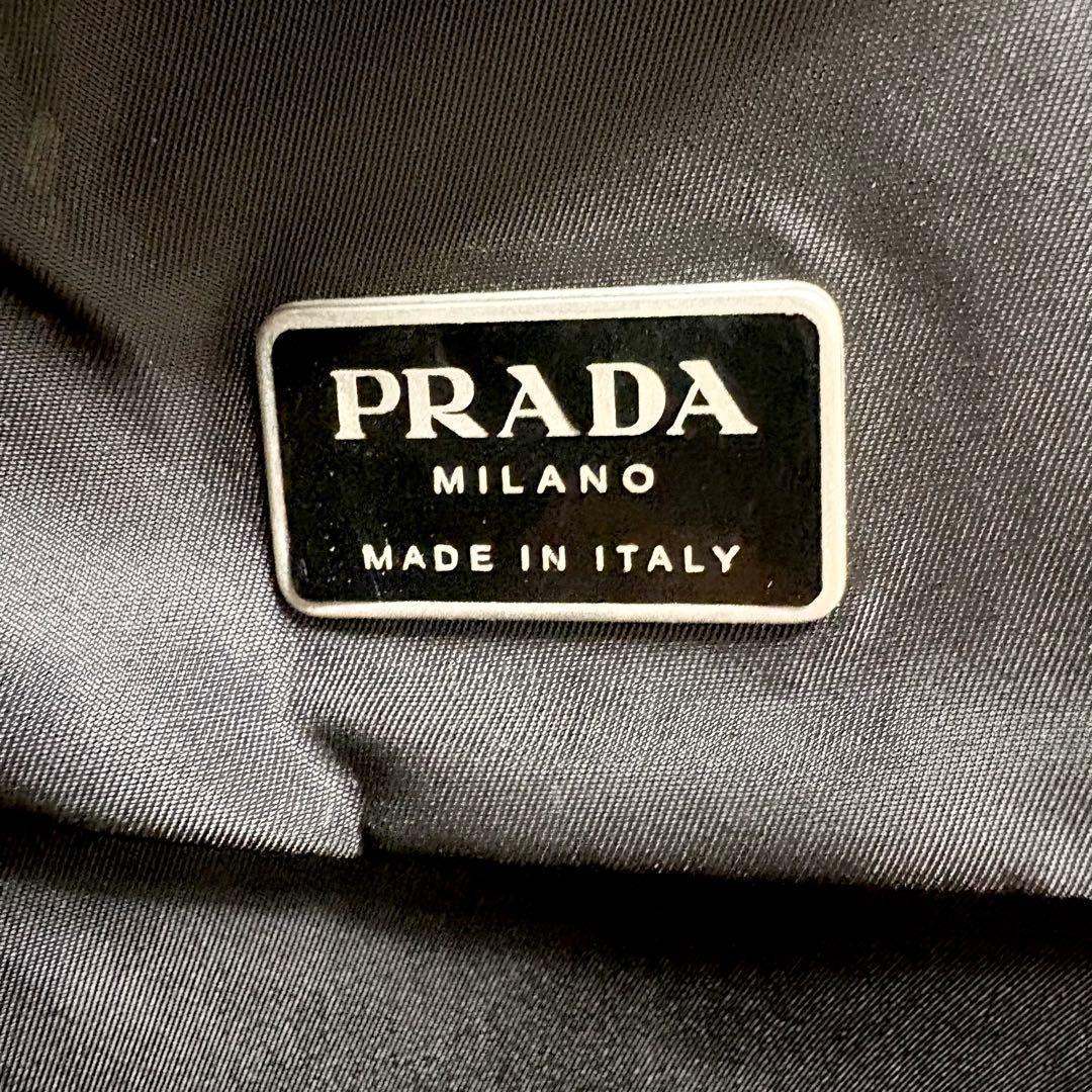 プラダ リュック　デイパック　ギャランティカード付 A4可 テスート　ブラック