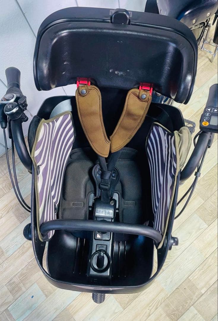 2986パナソニック12アンペア　3人乗り対応子供乗せ　電動アシスト自転車