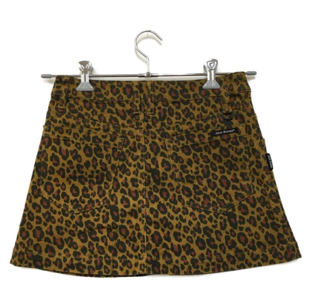 Jack Bunny!! レオパード　ヒョウ柄　ゴルフスカート　スコート