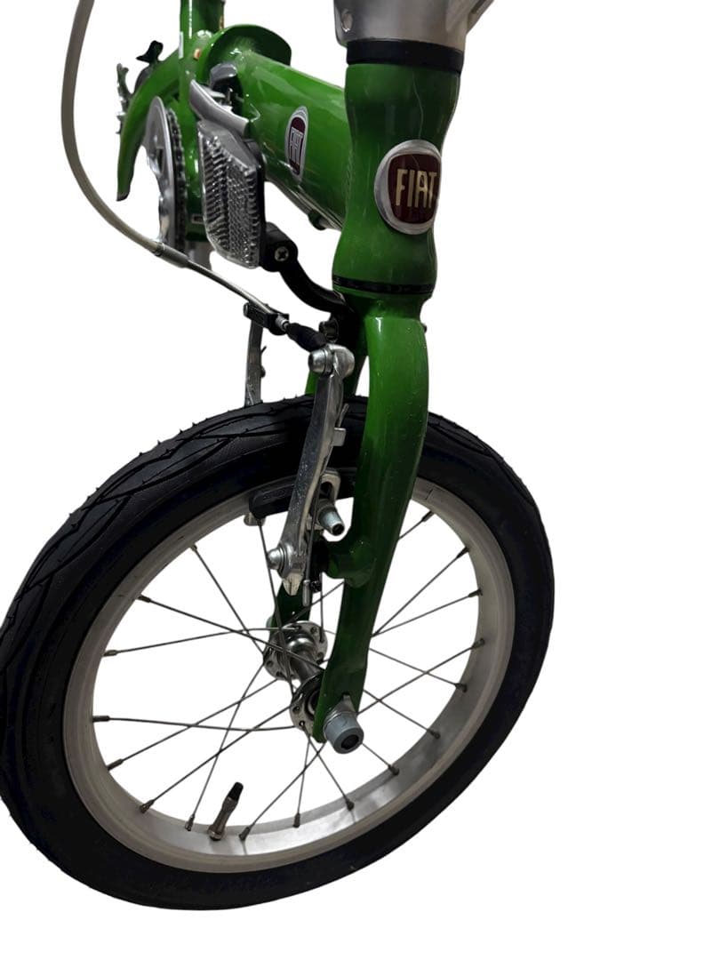 【美品】FIAT × DAHON 折りたたみ自転車 14インチ ミニベログリーン