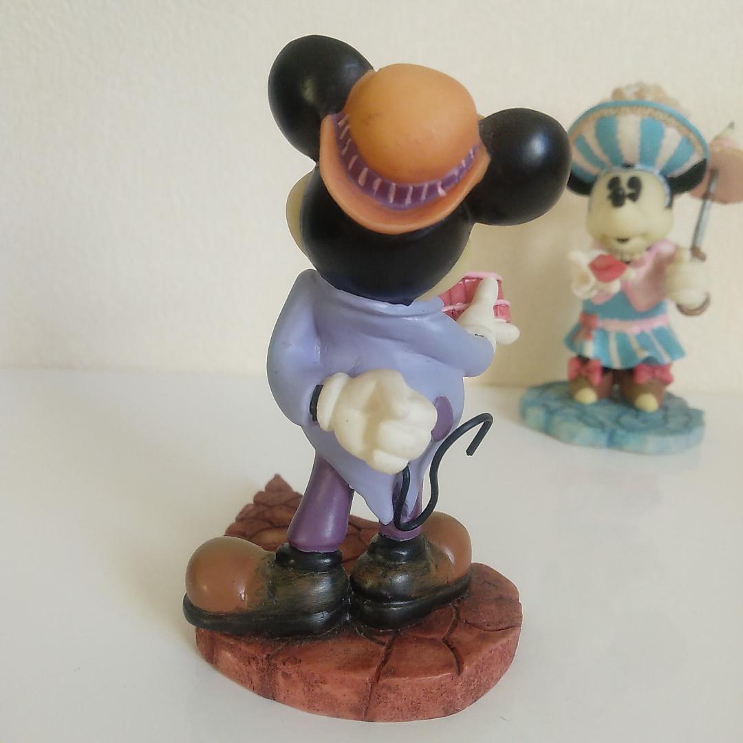 ミッキーマウス ・ ミニーマウス　　　　　エネスコ　フィギュア
