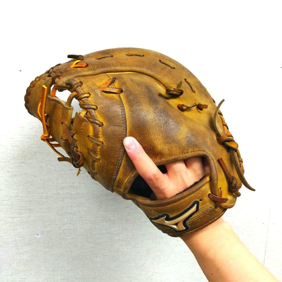 217 ミズノ グローバルエリート 即戦力 型抜群 軟式 ファーストミット 左投