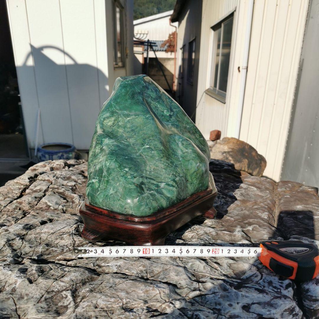 ナミビア翡翠　32.1キロ　翡翠　ヒスイ　鑑賞石　石　置物　オブジェ　インテリア