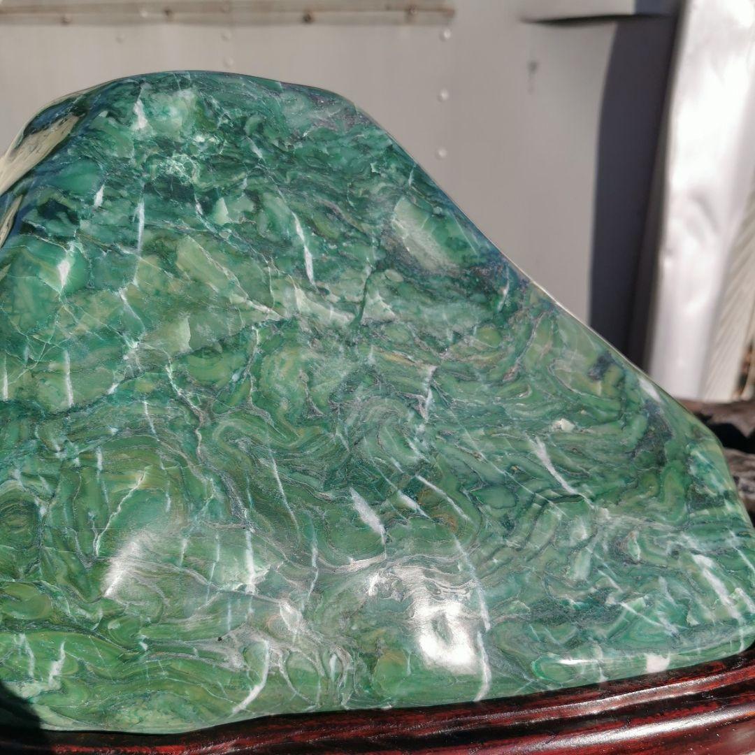 ナミビア翡翠　32.1キロ　翡翠　ヒスイ　鑑賞石　石　置物　オブジェ　インテリア