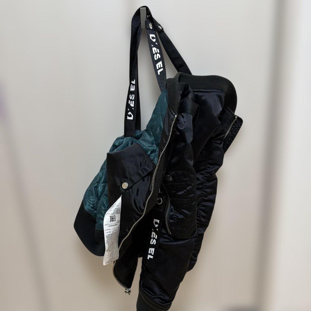 DIESEL ブラック MA-1 ジャケット