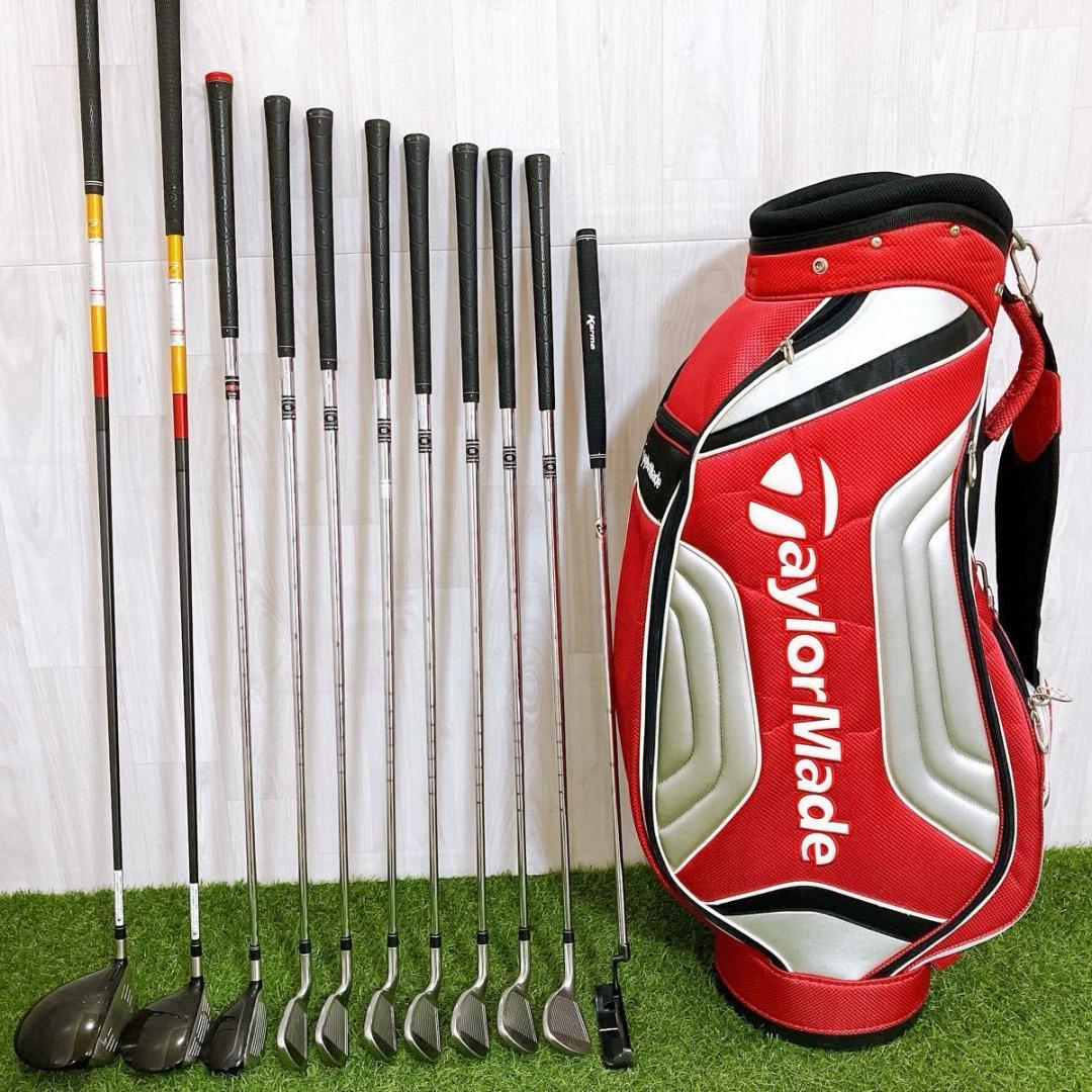 即戦力デビュー テーラーメイド r7 r5 メンズゴルフセット 初心者 右 S