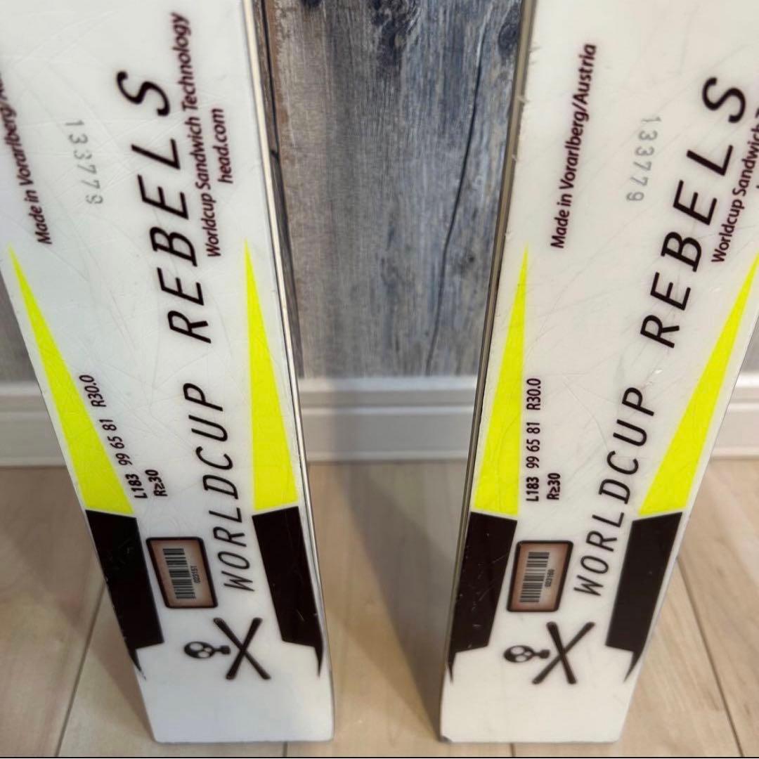 HEAD WORLDCUP REBELS 183㎝ R30 ①