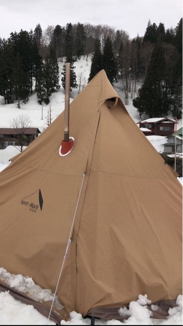 テンマクデザイン・サーカスTC薪ストーブ穴加工済み