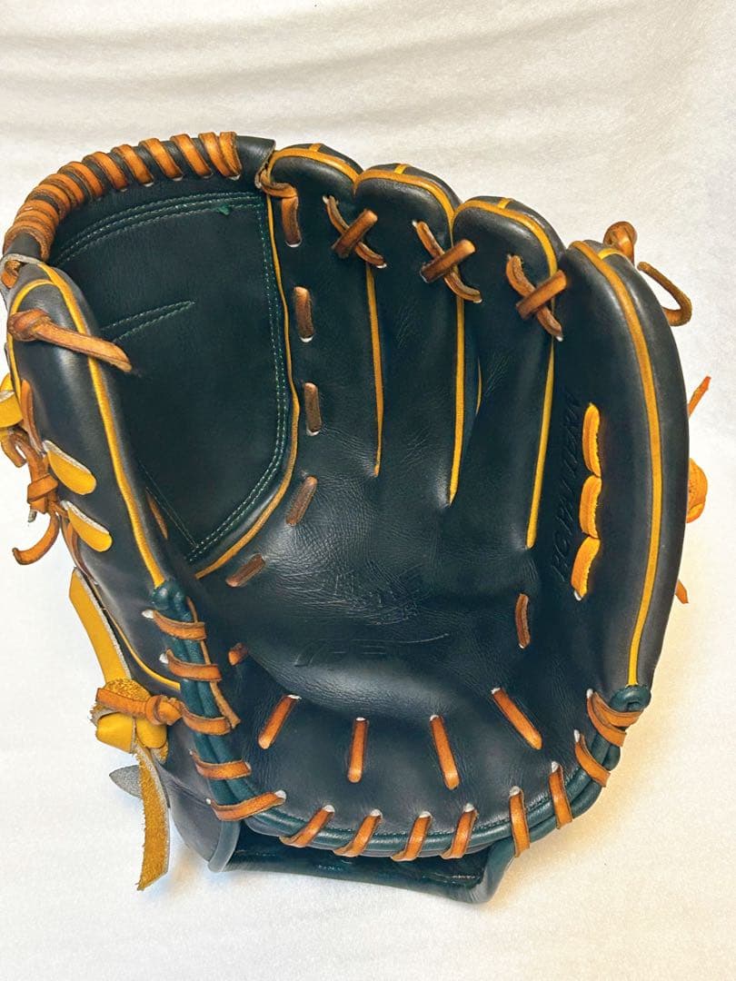 【ほぼ未使用・艶グレー】ZETT プロステイタス 軟式 投手用 バックスタイル◎