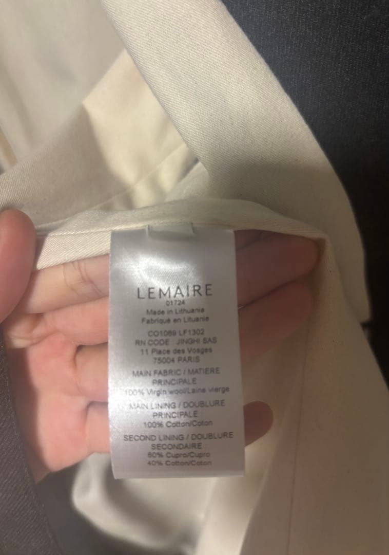 LEMAIRE SHORT MAXI DB COAT 24aw Mサイズ