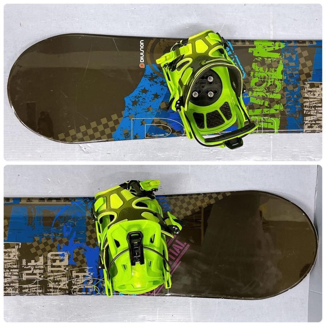 【3点セット】メンズスノーボード DIVISION 156cm バイン・ブーツ