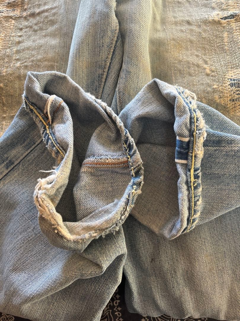 ま*ん様 Levi's 501 66前期 W38 赤耳 66 オリジナルレングス