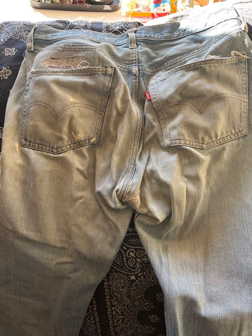 ま*ん様 Levi's 501 66前期 W38 赤耳 66 オリジナルレングス