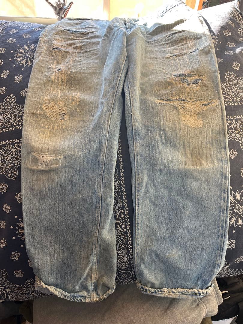 ま*ん様 Levi's 501 66前期 W38 赤耳 66 オリジナルレングス