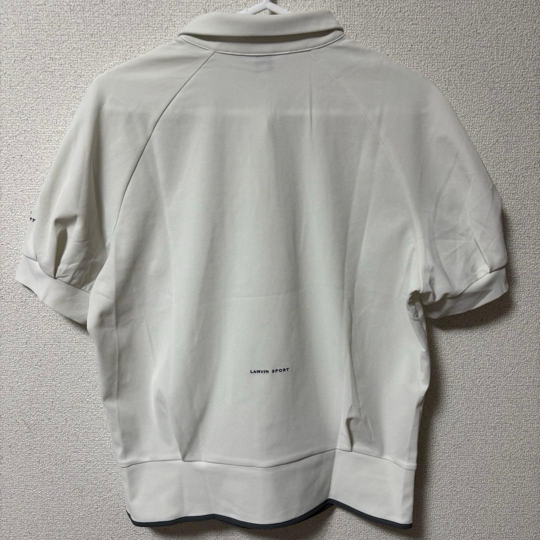 美品 ランバンスポール ボリュームスリーブ半袖シャツ ゴルフウェア