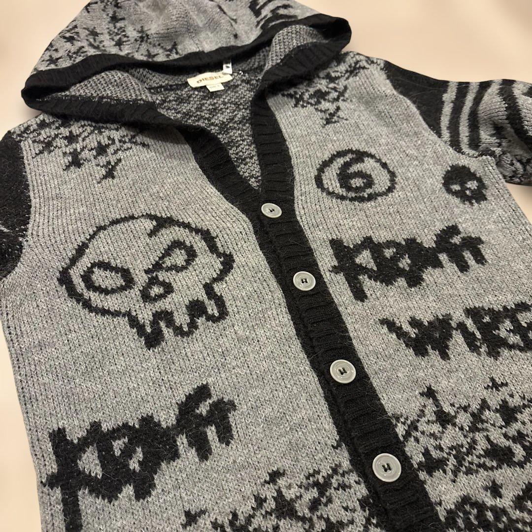 ディーゼル★DIESEL★ニットセーターカーディガン★Lサイズ★クリーニング済★