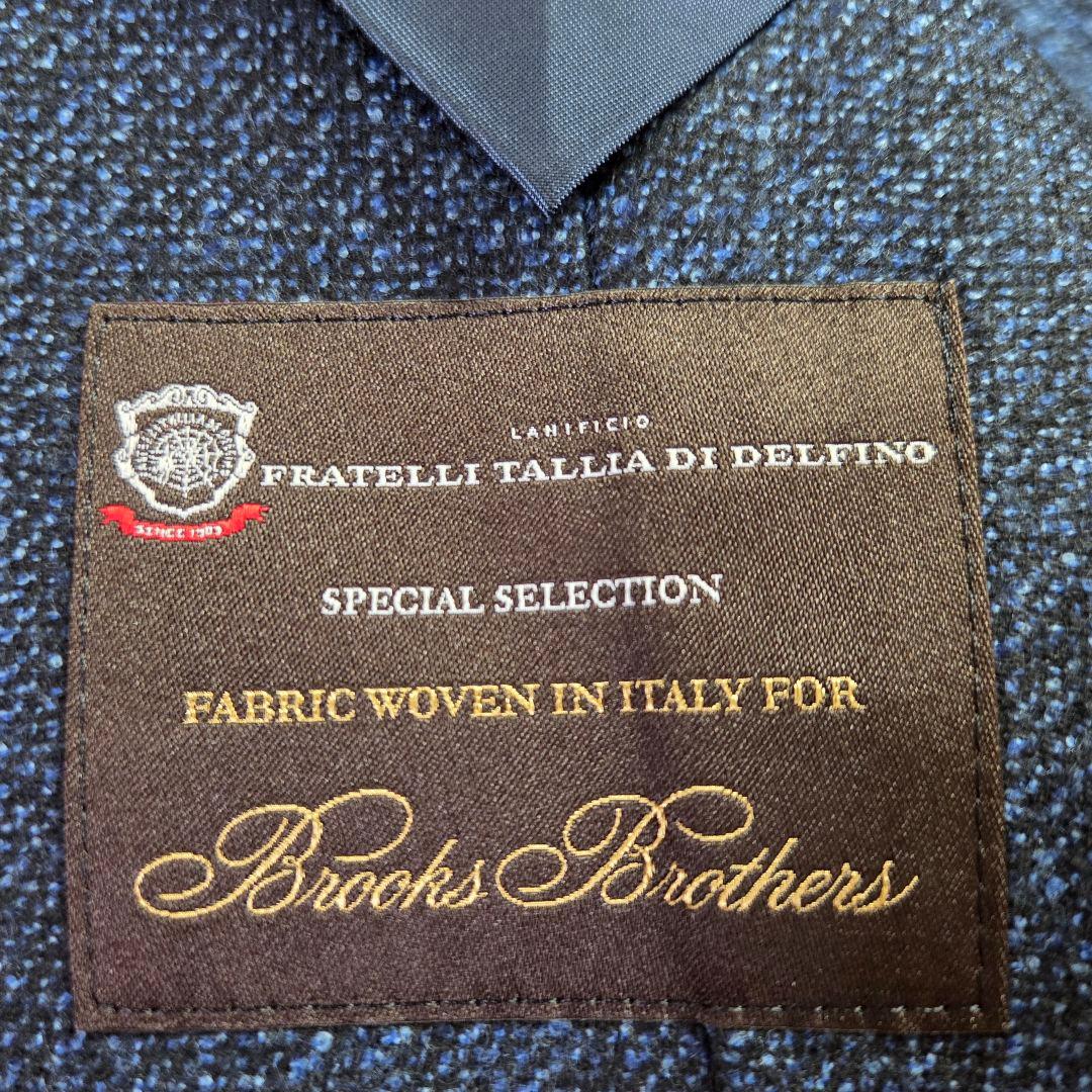 現行 極美品 ブルックスブラザーズ×デルフィノ ウール メランジ ネイビー 54