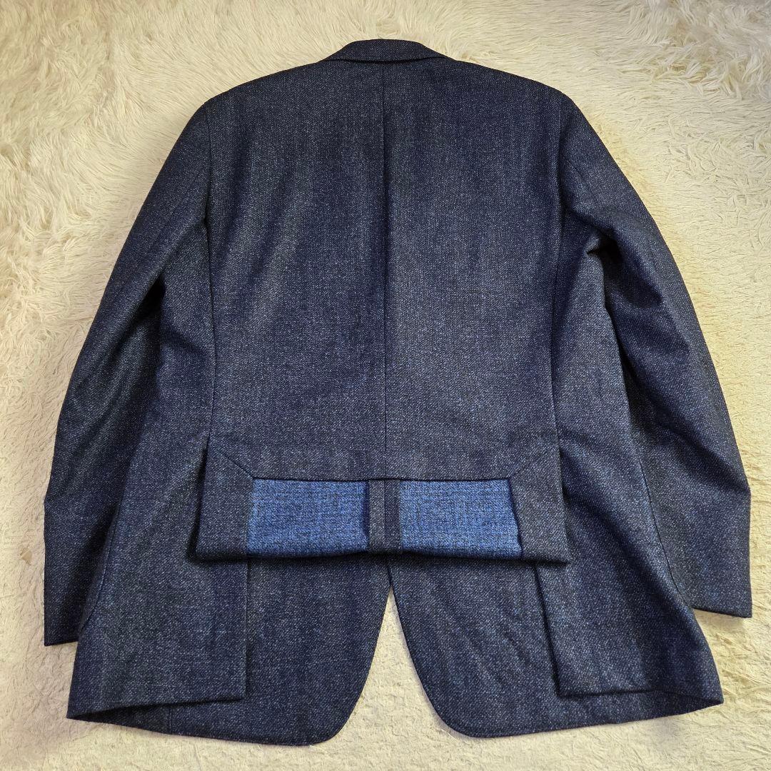 現行 極美品 ブルックスブラザーズ×デルフィノ ウール メランジ ネイビー 54