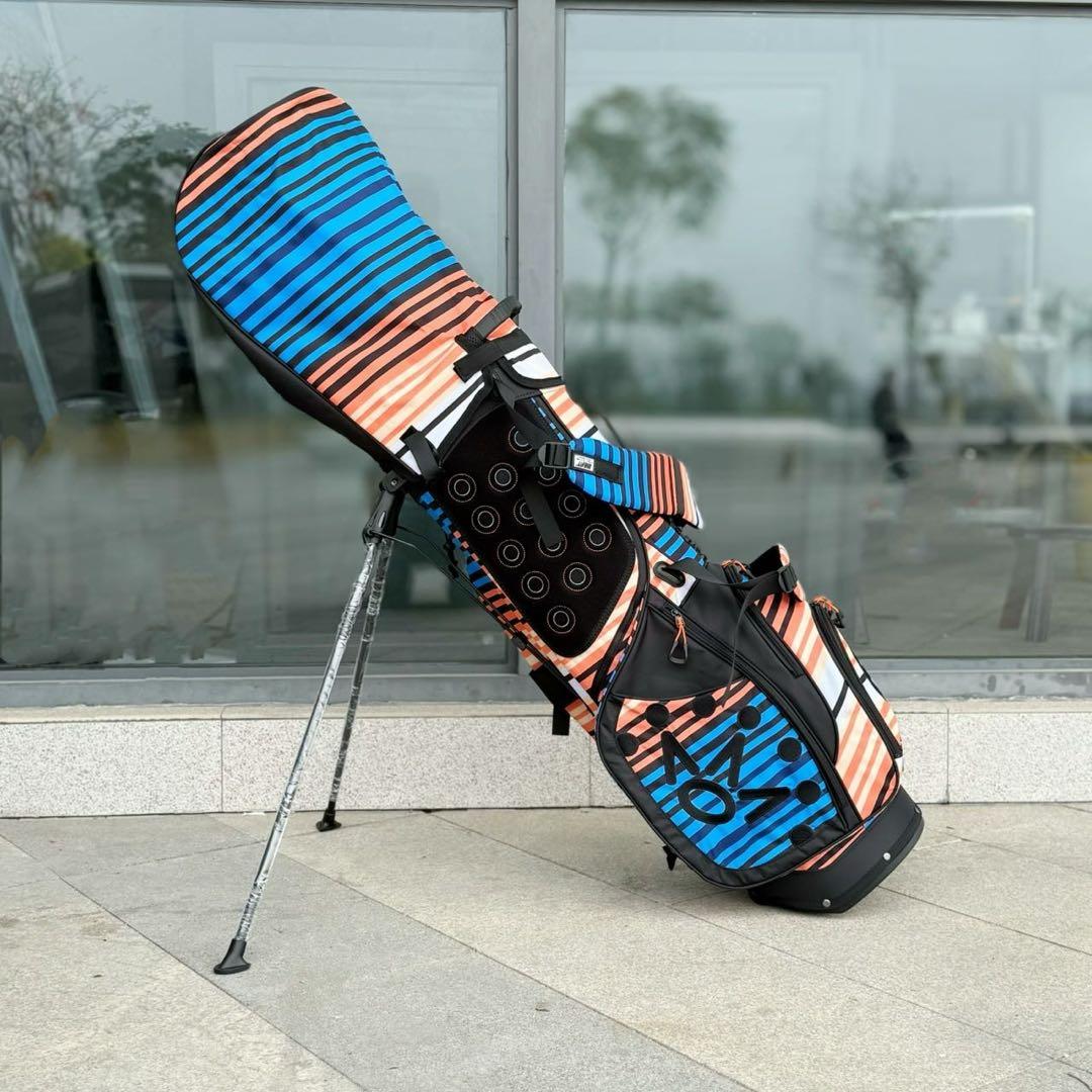SCOTTY CAMERON スタンドゴルフバッグ 青オレンジストライプ