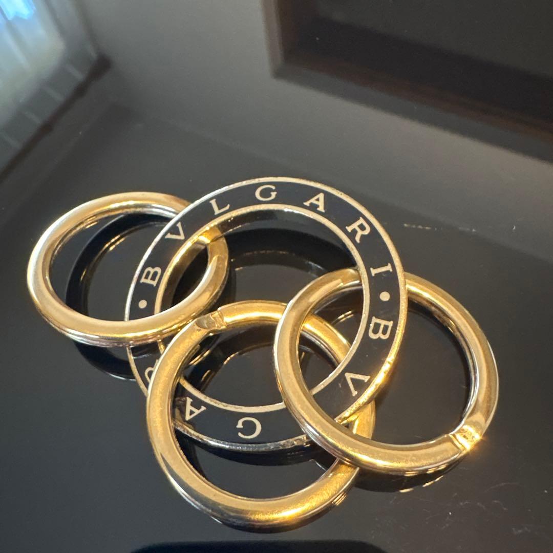 BVLGARI KEYRING　ブルガリブルガリキーホルダー　3連 ブルガリ