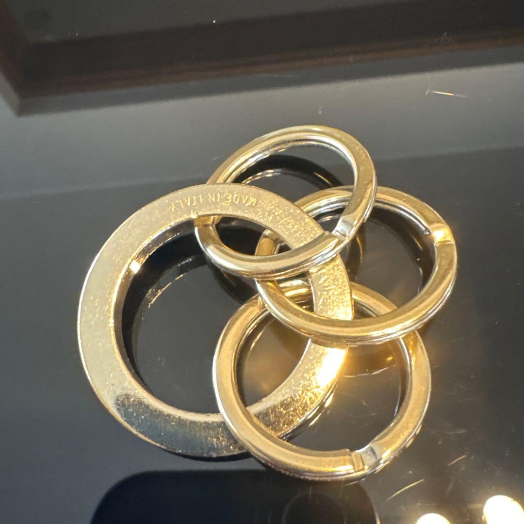 BVLGARI KEYRING　ブルガリブルガリキーホルダー　3連 ブルガリ