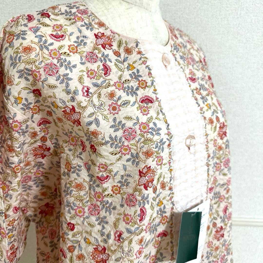 新品未使用タグ付　ワコールミントンパジャマ　サラッと涼しい綿クレープ生地Mサイズ